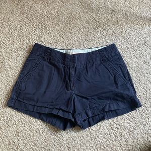 J. Crew navy chino shorts